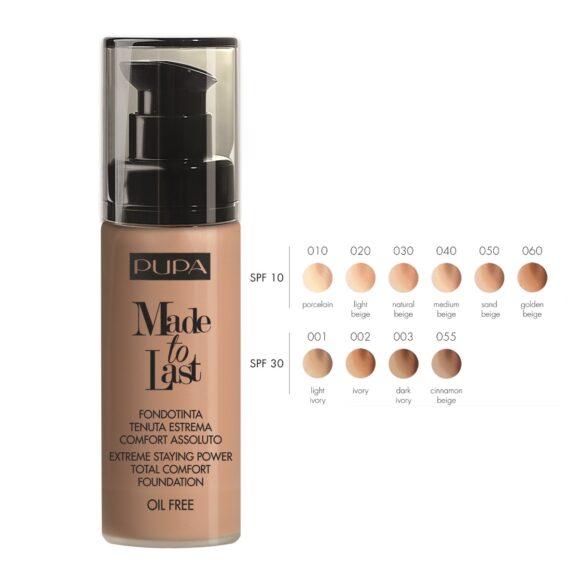 Pupa Made to Last Foundation